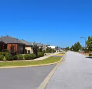 Street on a neighborhood