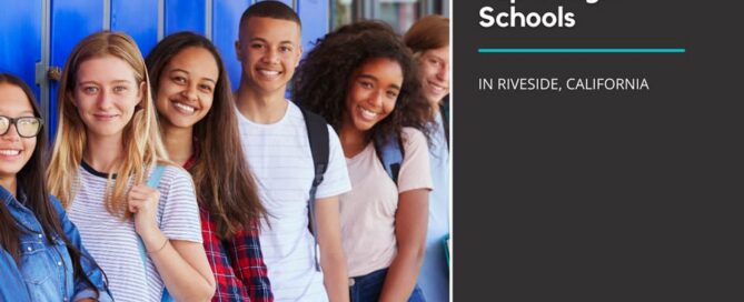group of kids posing in front of their school lockers