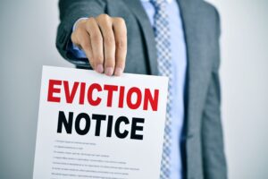 Eviction notice document