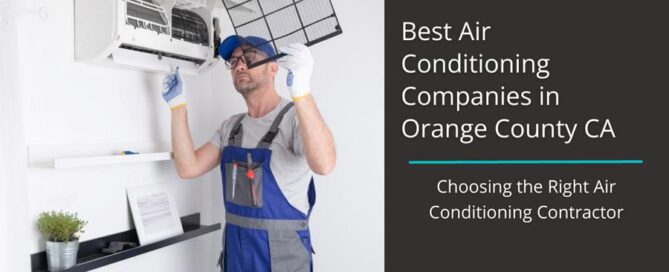 featured image text: Best Air Conditioning Companies in Orange County CA