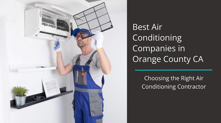 featured image text: Best Air Conditioning Companies in Orange County CA