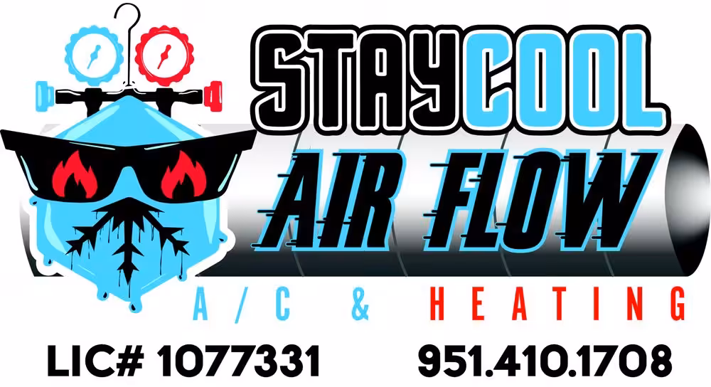 Staycool Airflow A/C & Heating Cooling Logo