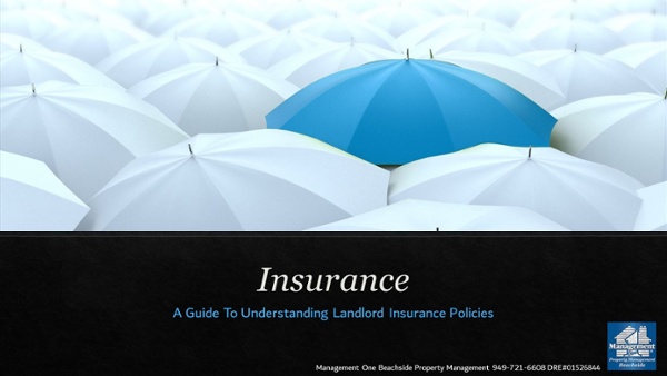 Insurance guide to understanding landlord policies