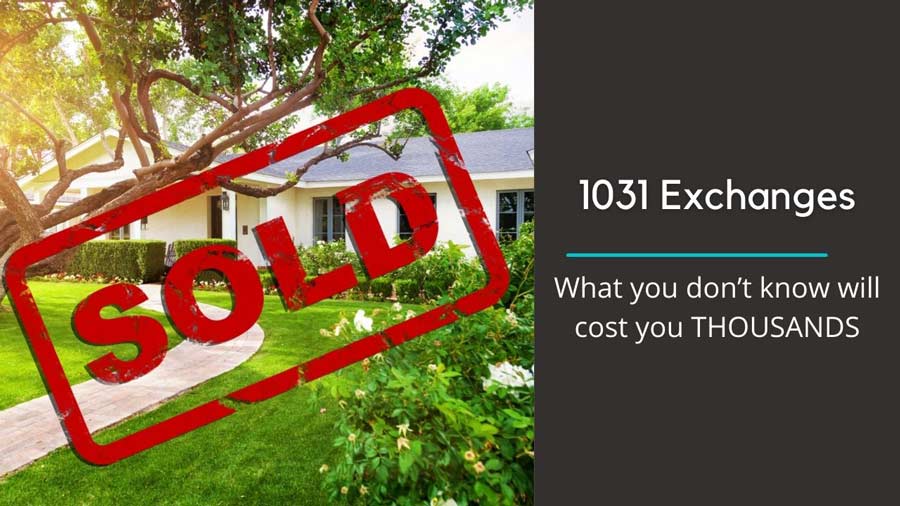 image of a sold house using a 1031 exchange