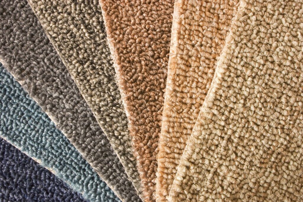 Different kinds of carpet