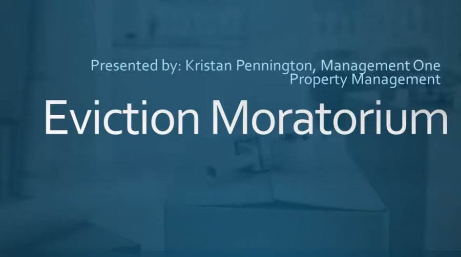 featured image text: Eviction Moratorium - What does this mean for Landlords