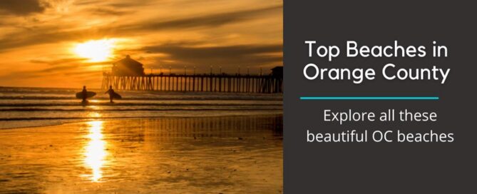 Sunset at an Orange County beach