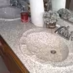 bathroom-after shot of a new, clean bathroom vanity