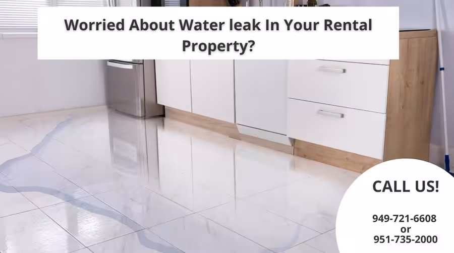 Worried about water leaks. Call us. We can help Worried about water leaks. Call us. We can help