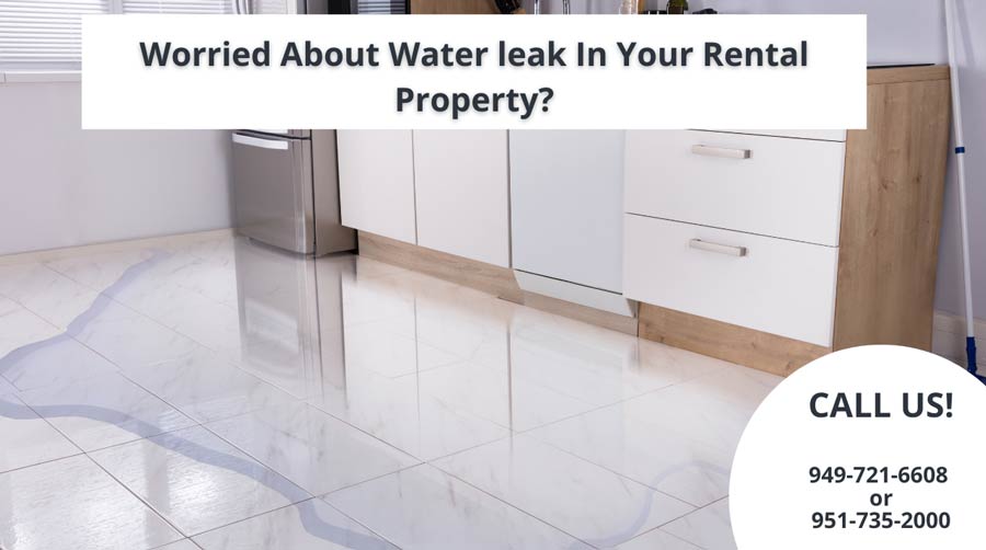 Worried about water leaks. Call us. We can help