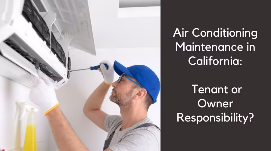 Man cleaning the Aircon