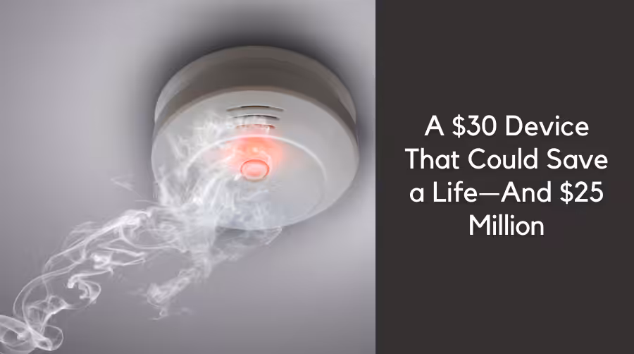 $30 fire safety device that could save a life