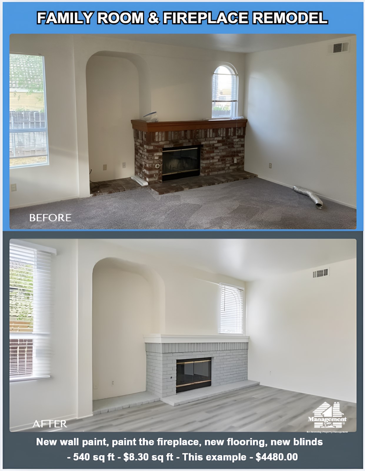 Fireplace upgrade