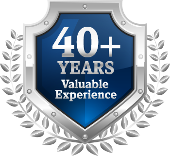 40+ years valuable experience
