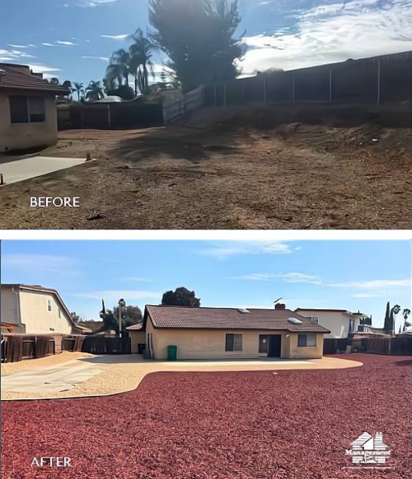 Dryscape Back Yard Enhancement