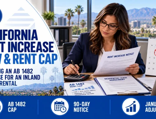 California Rent Increase Law for 2027: AB 1482’s Annual Cap and the 90-Day Notice Inland Empire Owners Need to Send Now